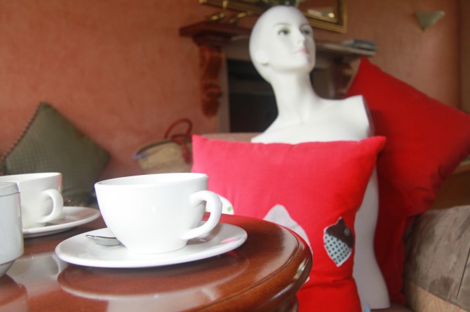 Isabella and The Good Looking Barista.