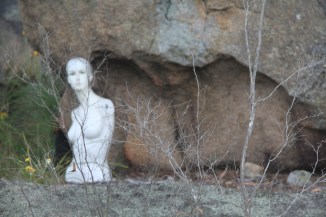 Isabella and The Meditation Rock.
